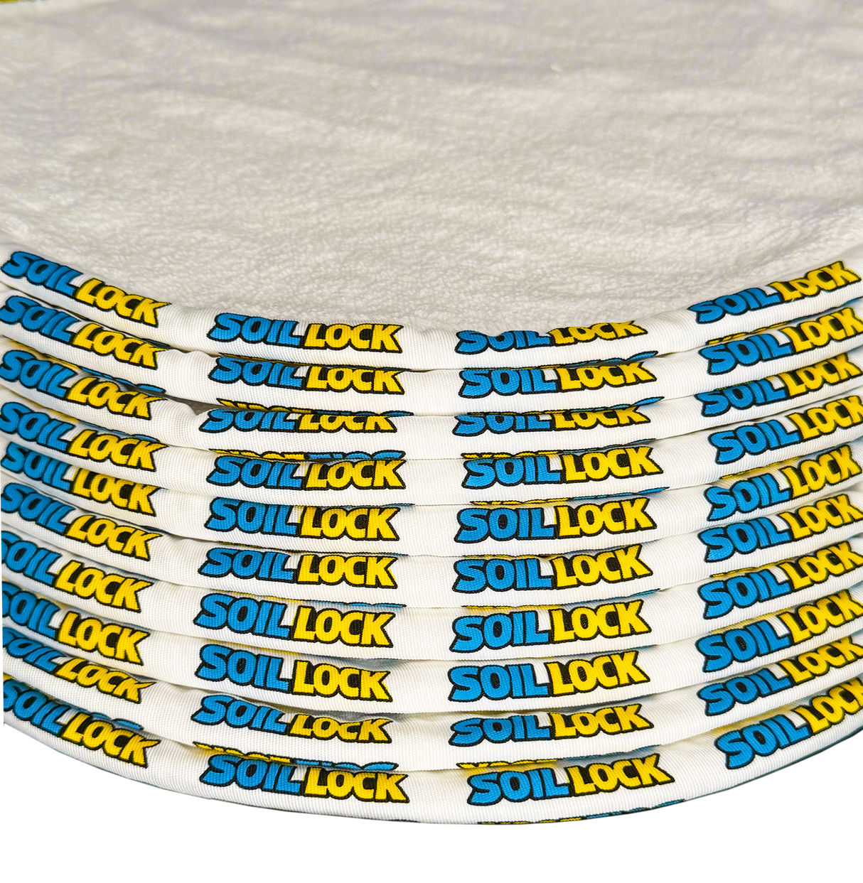 Soil Lock Absorbing Cotton & Premium Poly Blend Bonnet Pads (10 Pack)