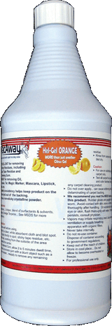Hel Gel Orange Professional Sticky Residue, Grease & Gum Remover